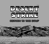 Desert Strike - Return to the Gulf Title Screen